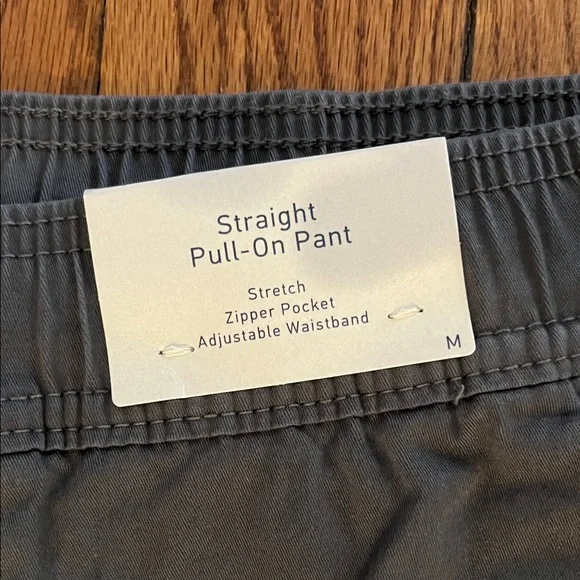 Hollister Men's medium straight pull on pant charcoal NWT - Picture 2 of 4